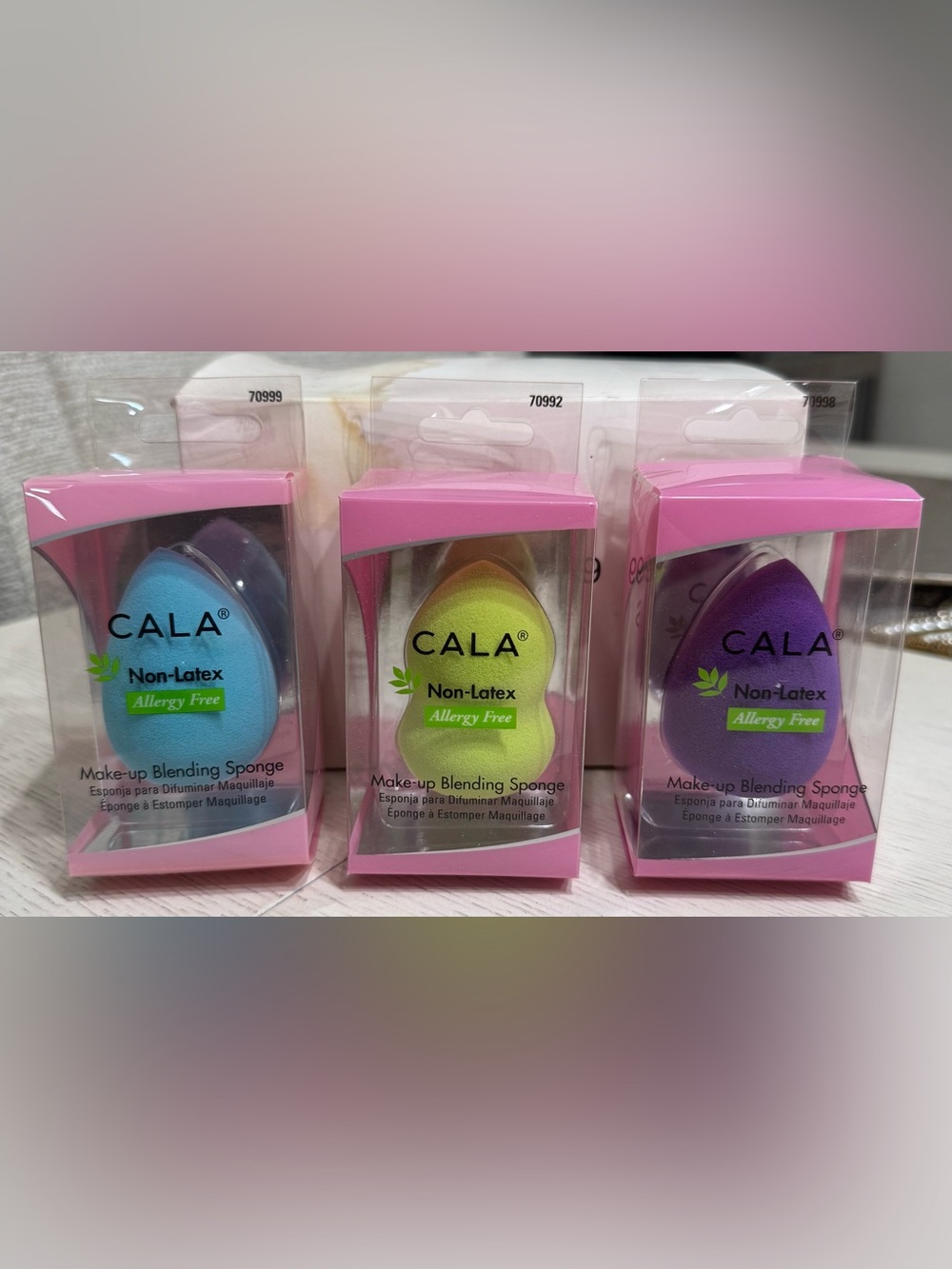 3 CALA Non-Latex Make-up Blending Sponges